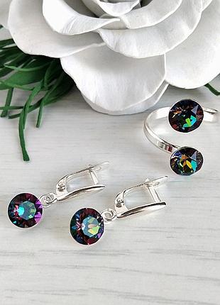 Комплект прикрас swarovski
