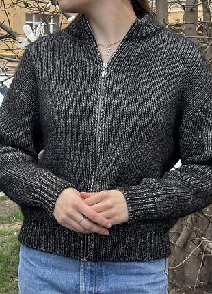 Бомбер вʼязаний ( куртка)