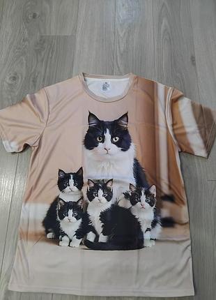 Футболка с котиком