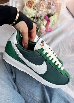 Кроссовки nike cortez green