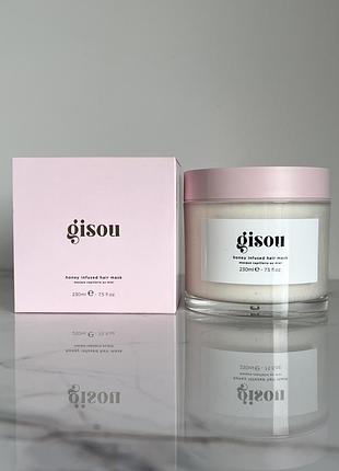 Питательная маска для волос с медом без силикона gisou honey infused hair mask, 230 мл