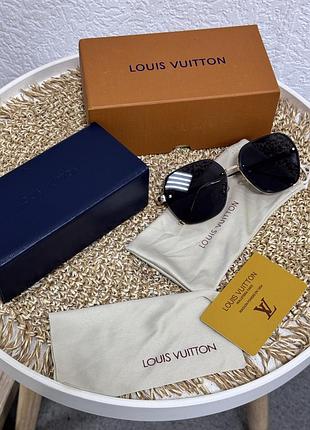 Жіночі номерні сонцезахисні окуляри louis vuitton на середнє та широке обличчя