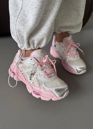 Жіночі кросівки asics gel nyc candy pink premium