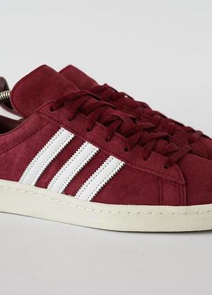 Кроссовки мужские adidas campus 80s красные кожаные размер 41-42