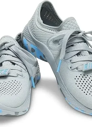 Crocs literide 360 pacer кроссовки женские крокс серые w9/39-40/25.5см.