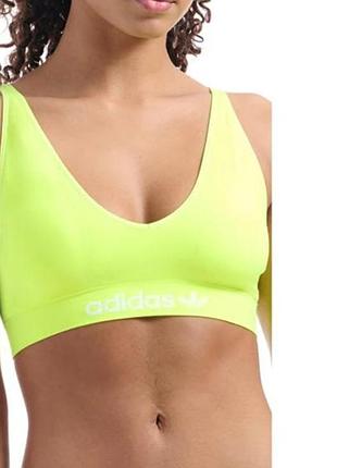 Бра бюстгалтер adidas originals неоновий топ