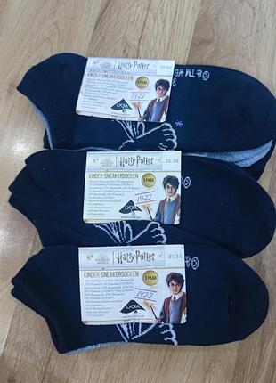 Шкарпетки 3 пари harry potter, розмір 31-34, 35-38, 39-42