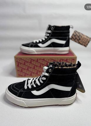 Кеды высокие замш vans