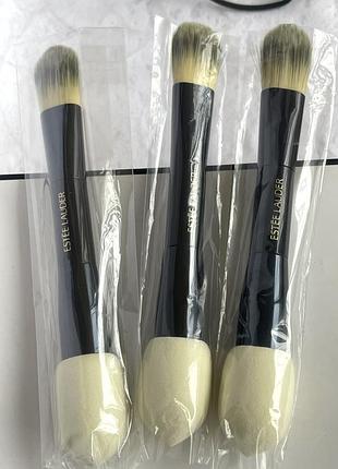 Оригинальный. estee lauder двусторонняя кисть для макияжа лица