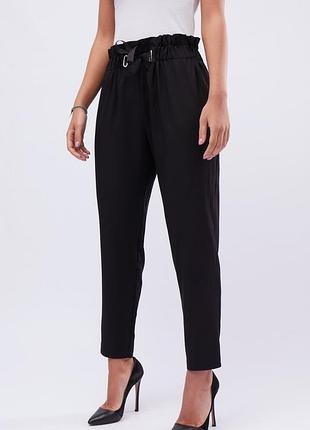 Женские брюки-чиносы черные| 90356