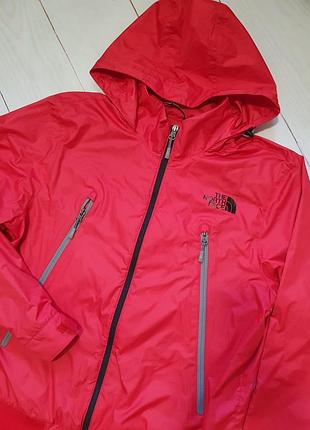 Ветровка мужская the north face куртка красная спортивная из плащевой ткани весна осень с капюшоном демисезон