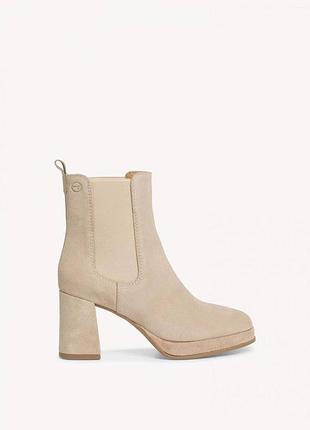 Замшевые ботильоны tamaris в стиле братец