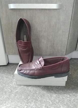 Туфлі мокасини  шкіра