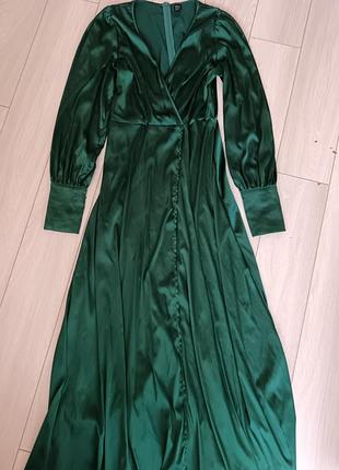Шикарна оксамитова сукня на запах