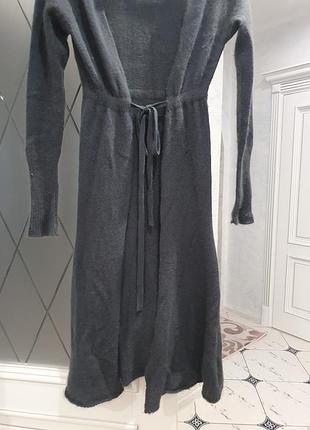 Кашемировый длинный кардиган 2