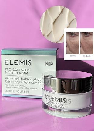 elemis marine collagen омолаживающий увлажняющий дневной крем 30 ml