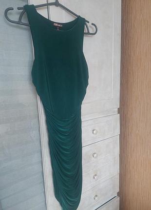 Нарядне ізумрудне плаття, розмір 34