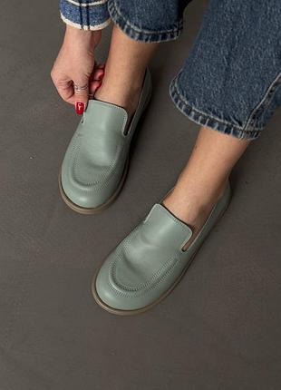 Женские лоферы из натуральной кожи barefoot 🦶🏻
