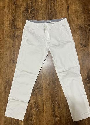 Штани чоловічі білі m l