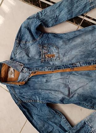 Сорочка джинсова для хлопчика