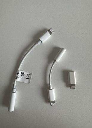 Перехідники для навушників iphone з lightning на 3,5 mm, iphone, ipad, адаптер aux для навушників