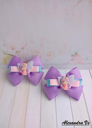 Фіолетові бантики з феями