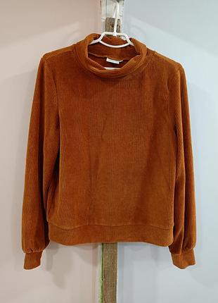 Світшот, кофта велюрова в рубчик