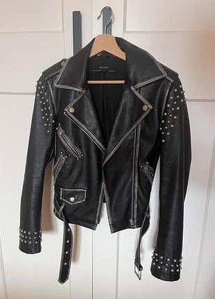 Куртка косуха шкіряна zara