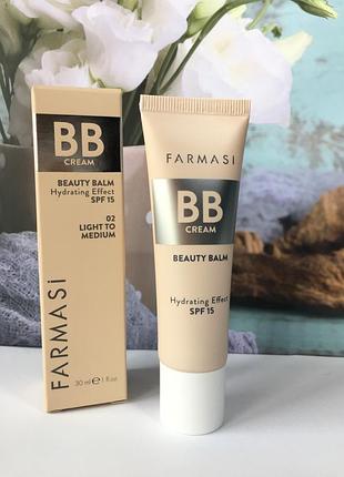 Bb крем 02 light to medium, 30 мл, farmasi / фармаси бб крем