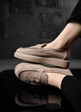 👟 женские лоферы коричневые 👟