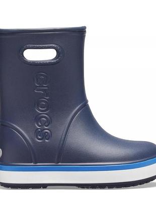 Гумові чоботи дитячі crocs crocband rain boot kids