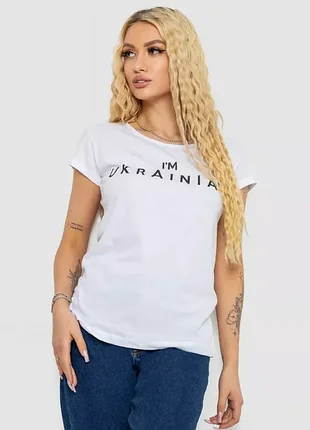Футболка жіноча з патріотичним принтом