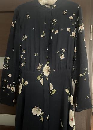 Платье длинное massimo dutti