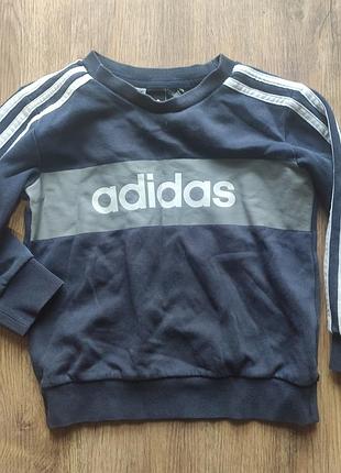 Світшот, толстовка, кофта adidas оригінал на хлопчика 5-6 років