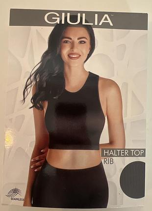 Женский топ в рубчик