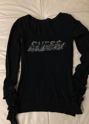 Кофточка від guess з віскози з круглим вирізом