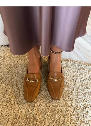 Вінтажні шкіряні лофери chloette by maxcobbler