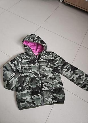 Куртка деми девочке l, 10-12 лет бу