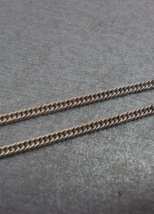 Ланцюжок панцирне плетіння срібло 925 проба ссср вага 7,37 г
