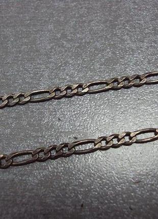 Ланцюжок плетіння фігаро срібло 925 проба україна вага 7,51 г довжина 49 см №11097