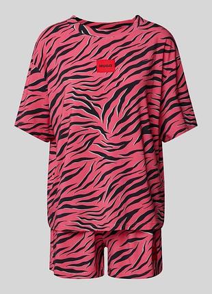 Комплект hugo рожевий starmy printed short set