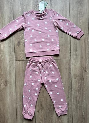 Костюм для девочки 2-3 года hm zara next