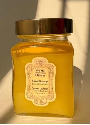 Сольовий скраб для тіла лукум la sultane de saba salt scrub loukoum