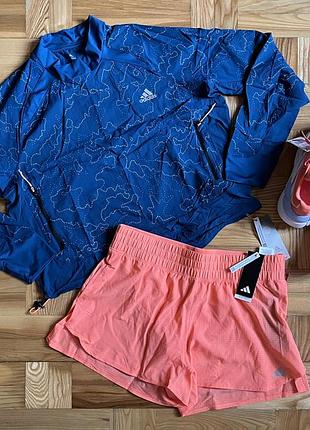 Свитшот для бега adidas x-city running crewneck cover up jacket hn0708