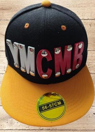 Кепка реперка бейсболка снепбек ymcmb 54-58 см