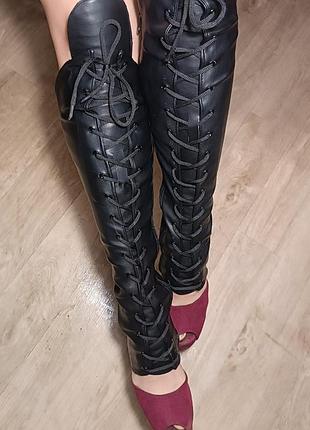 Краги на стріпи, захист, ботфорти strip, exotic, high heels
