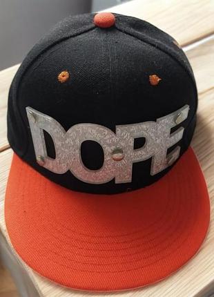 Кепка реперка бейсболка снепбек dope 54-58 см