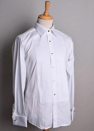 Белая свадебноая рубашка р.42