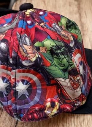 Кепка реперка бейсболка marvel місткі 52-58 см