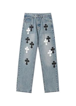 Под заказ / джинсы chrome hearts / s,m,l,xl,2xl